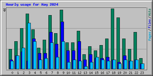 Hourly usage for May 2024